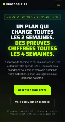 Capture d'écran — Protocole 45